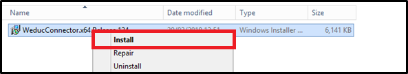 1 weduc connecto installr.png